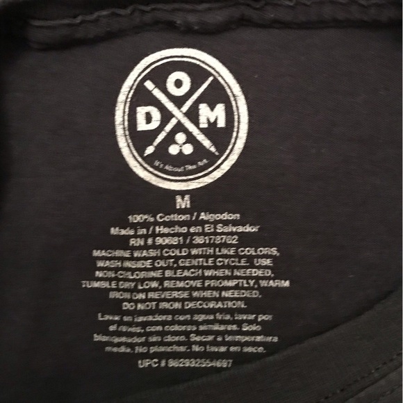 PSYCHEDELIC kitty “let’s get weird” T shirt. Men’s medium. Black. Unisex. - Picture 3 of 3